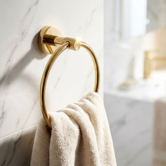 Koupelnový věšák Ring 81307 Rivo Brush Gold