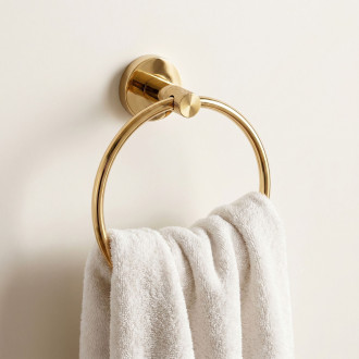 Koupelnový věšák Ring 81307 Rivo Brush Gold