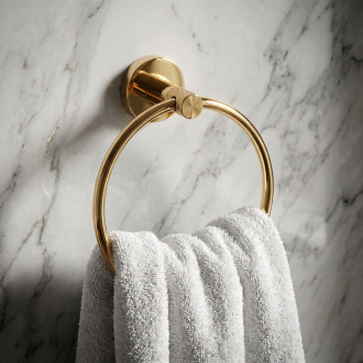 Koupelnový věšák Ring 81307 Rivo Brush Gold