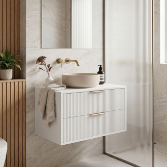 Koupelnová skříňka pod umyvadlo Rea Mono 80cm White