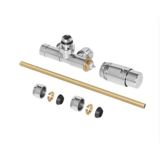 Termostatický ventil kombinovaný SAT chrom VENTILTERMSET1CR