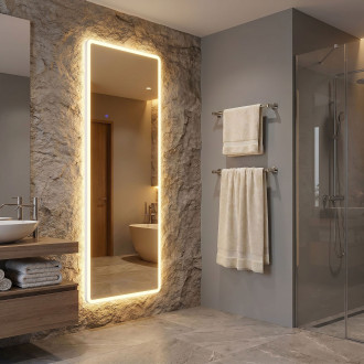 Zrcadlo LED Classico 60x170cm White