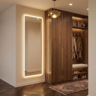 Zrcadlo LED Classico 60x170cm White