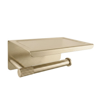 Držák na toaletní papír s poličkou 6613 Modern Gold Brush
