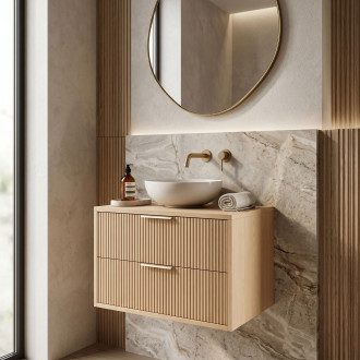 Koupelnová skříňka pod umyvadlo Rea Mono 60cm Beige