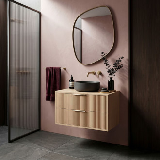 Koupelnová skříňka pod umyvadlo Rea Mono 80cm Beige