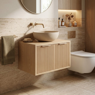 REA Core Koupelnová skříňka pod umyvadlo 60cm Beige REA-M0406