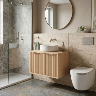 Koupelnová skříňka pod umyvadlo Rea Core 60cm Beige