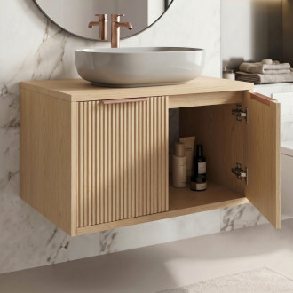 Koupelnová skříňka pod umyvadlo Rea Core 60cm Beige