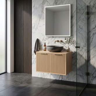 Koupelnová skříňka pod umyvadlo Rea Core 60cm Beige