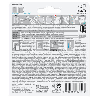 Samolepící proužek Tesa Powerstrips bílá 77720-00003-00