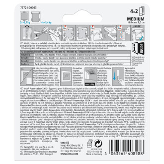 Samolepící proužek Tesa Powerstrips bílá 77721-00003-00