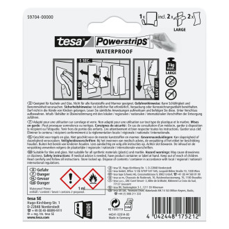 Háček Tesa Powerstrips bílá 597040000003