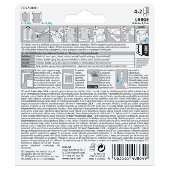 Samolepící proužek Tesa Powerstrips bílá 77722-00003-00