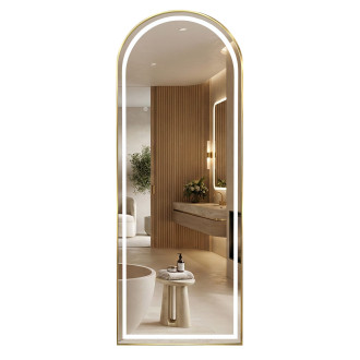 Zrcadlo LED Orbit 50x160cm Brush Gold