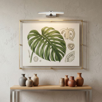 Koupelnové nástěnné LED svítidlo APP1857-1W 40cm Chrome