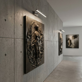 Koupelnové nástěnné LED svítidlo APP1857-1W 40cm Chrome