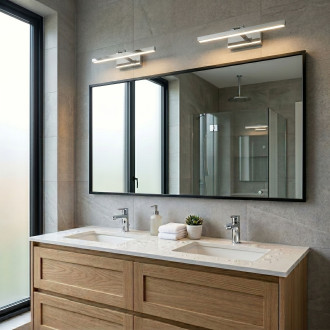Koupelnové nástěnné LED svítidlo APP1858-1W 60 cm Chrome