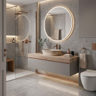 REA Umyvadlo na desku Freja Beige REA-U6647