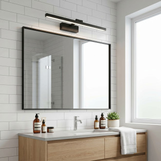 Koupelnové nástěnné LED svítidlo APP1867-1W 60 cm Black