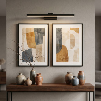 Koupelnové nástěnné LED svítidlo APP1868-1W 80 cm Black