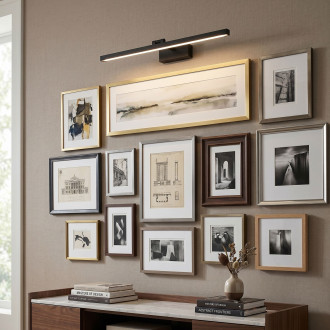 Koupelnové nástěnné LED svítidlo APP1868-1W 80 cm Black