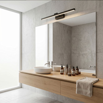 Koupelnové nástěnné LED svítidlo APP1868-1W 80 cm Black