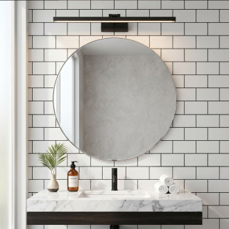 Koupelnové nástěnné LED svítidlo APP1868-1W 80 cm Black
