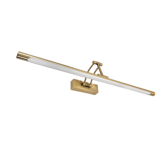 Koupelnové nástěnné LED svítidlo SWE023-1W 60cm Brush Gold