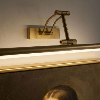 Koupelnové nástěnné LED svítidlo SWE023-1W 60cm Brush Gold