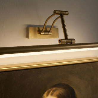 Koupelnové nástěnné LED svítidlo SWE022-1W 42cm Brush Gold
