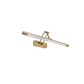 Koupelnové nástěnné LED svítidlo SWE022-1W 42cm Brush Gold