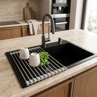 Rolovací odkapávač na dřez REA P12298A Grey