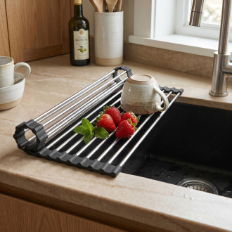 Rolovací odkapávač na dřez REA P12298 Black