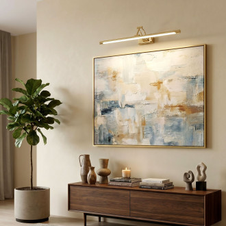 Koupelnové nástěnné LED svítidlo SWE020-1W 60cm Gold