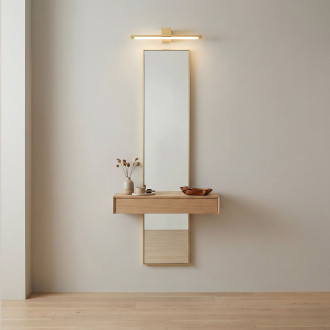 Koupelnové nástěnné LED svítidlo SWE043-1W 40cm GOLD