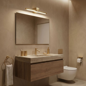 Koupelnové nástěnné LED svítidlo SWE043-1W 40cm GOLD