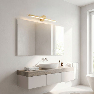Koupelnové nástěnné LED svítidlo SWE044-1W 60cm GOLD
