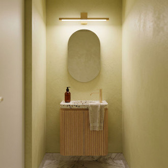 Koupelnové nástěnné LED svítidlo SWE044-1W 60cm GOLD