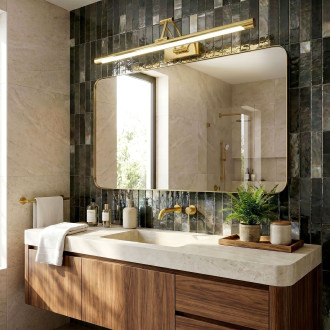 Koupelnové nástěnné LED svítidlo SWE021-1W 80cm Gold