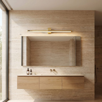 Koupelnové nástěnné LED svítidlo SWE045-1W 80 cm GOLD