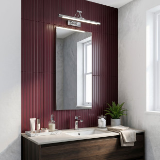 Koupelnové nástěnné LED svítidlo SWE016-1W 42cm Chrome