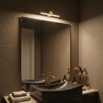 Koupelnové nástěnné LED svítidlo SWE046-1W 40cm GOLD BRUSH