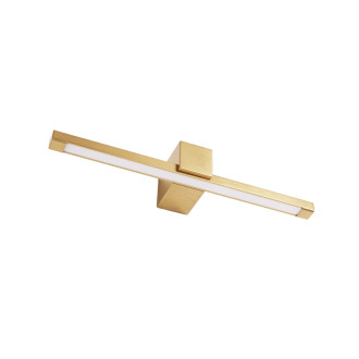 Koupelnové nástěnné LED svítidlo SWE046-1W 40cm GOLD BRUSH