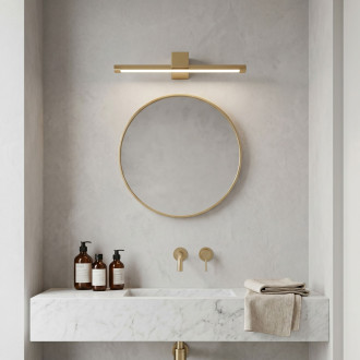 Koupelnové nástěnné LED svítidlo SWE047-1W 60cm GOLD BRUSH