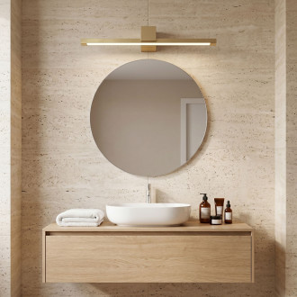 Koupelnové nástěnné LED svítidlo SWE047-1W 60cm GOLD BRUSH