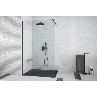 Walk-in sprchový kout AVEO BLACK