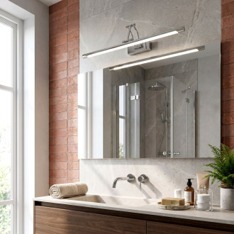 Koupelnové nástěnné LED svítidlo SWE017-1W 60cm Chrome