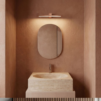 Koupelnové nástěnné LED svítidlo SWE052-1W 40cm COPPER BRUSH