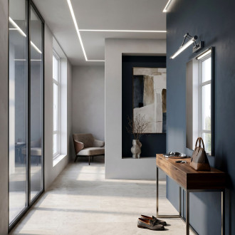 Koupelnové nástěnné LED svítidlo SWE018-1W 80cm Chrome